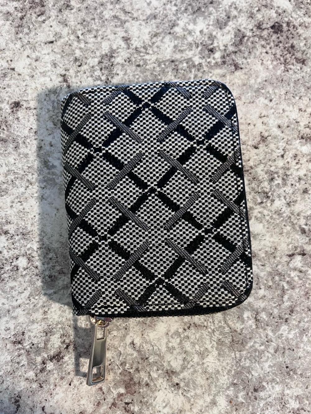 A New Day Black and White Wallet
